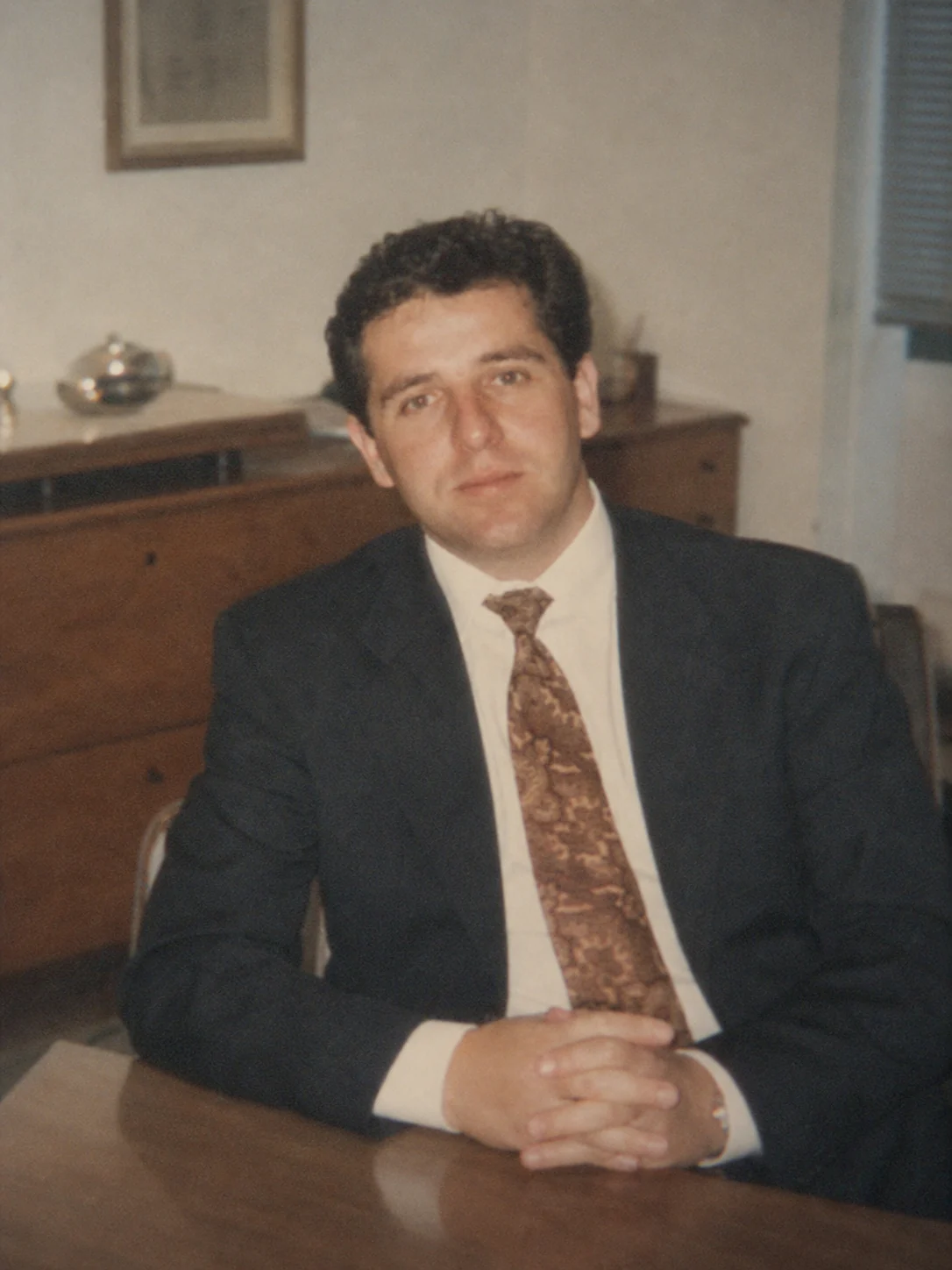 Robert H., founder of SIRO, photographed in Milan in 1994.